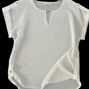 Calvin Klein White top-NWOT